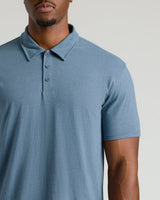 Dark Heather Tempest Short Sleeve Tall Polo