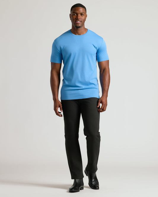Cerulean Tall Pima Crew Neck