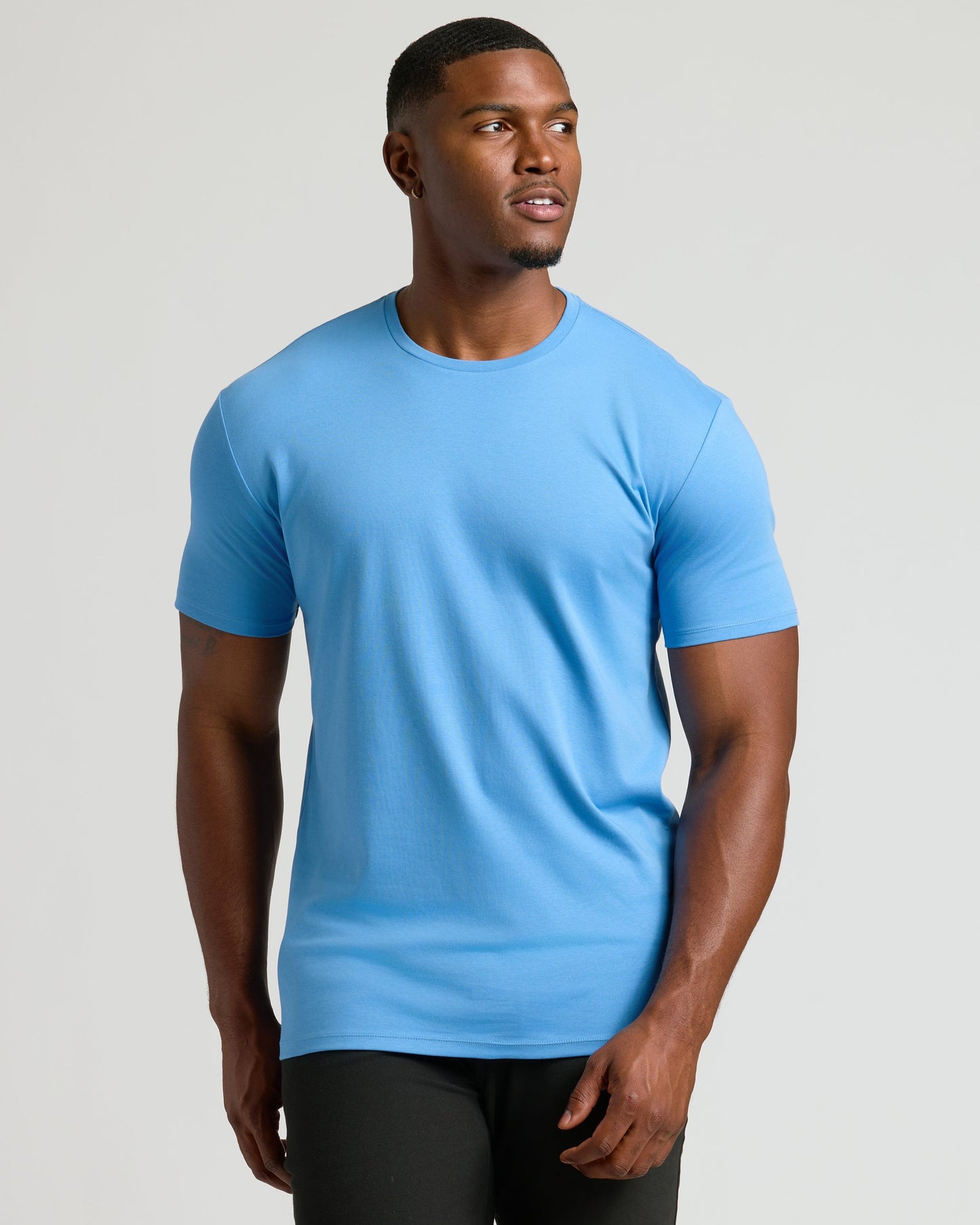 Cerulean Tall Pima Crew Neck