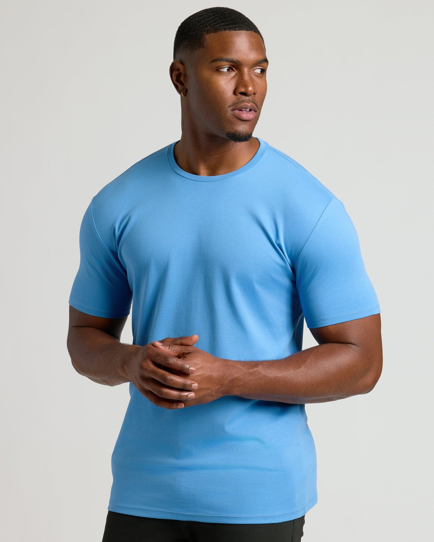Cerulean Tall Pima Crew Neck