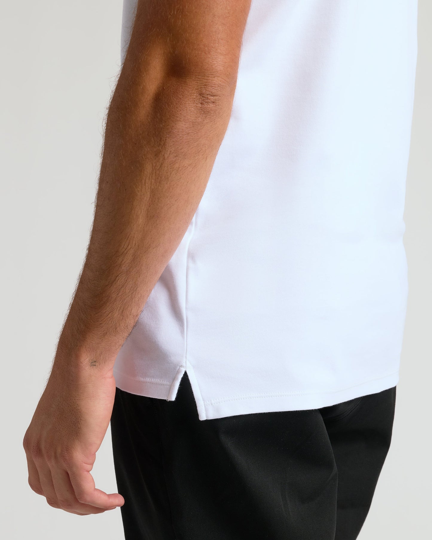 White Tall Pima Polo
