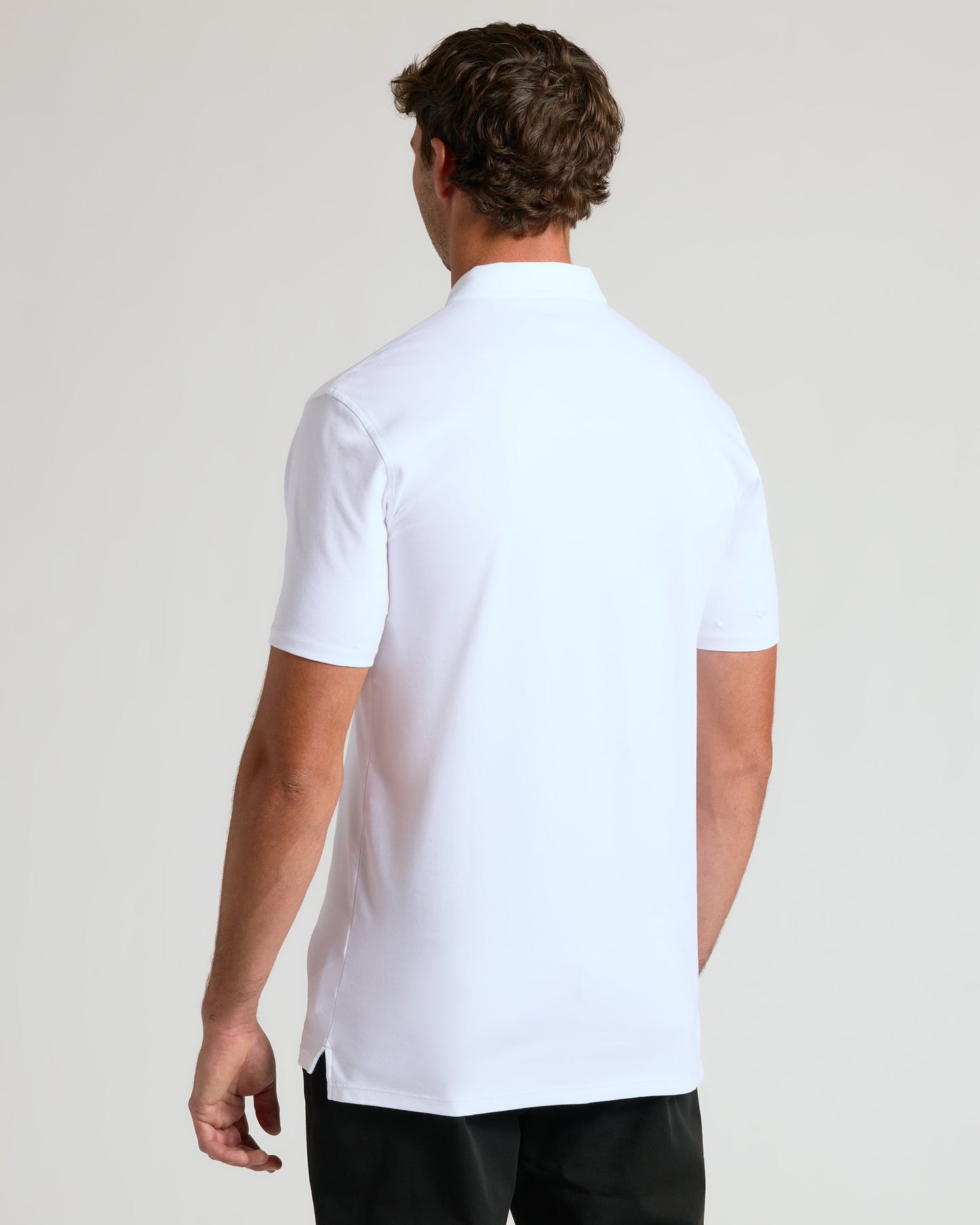 White Tall Pima Polo