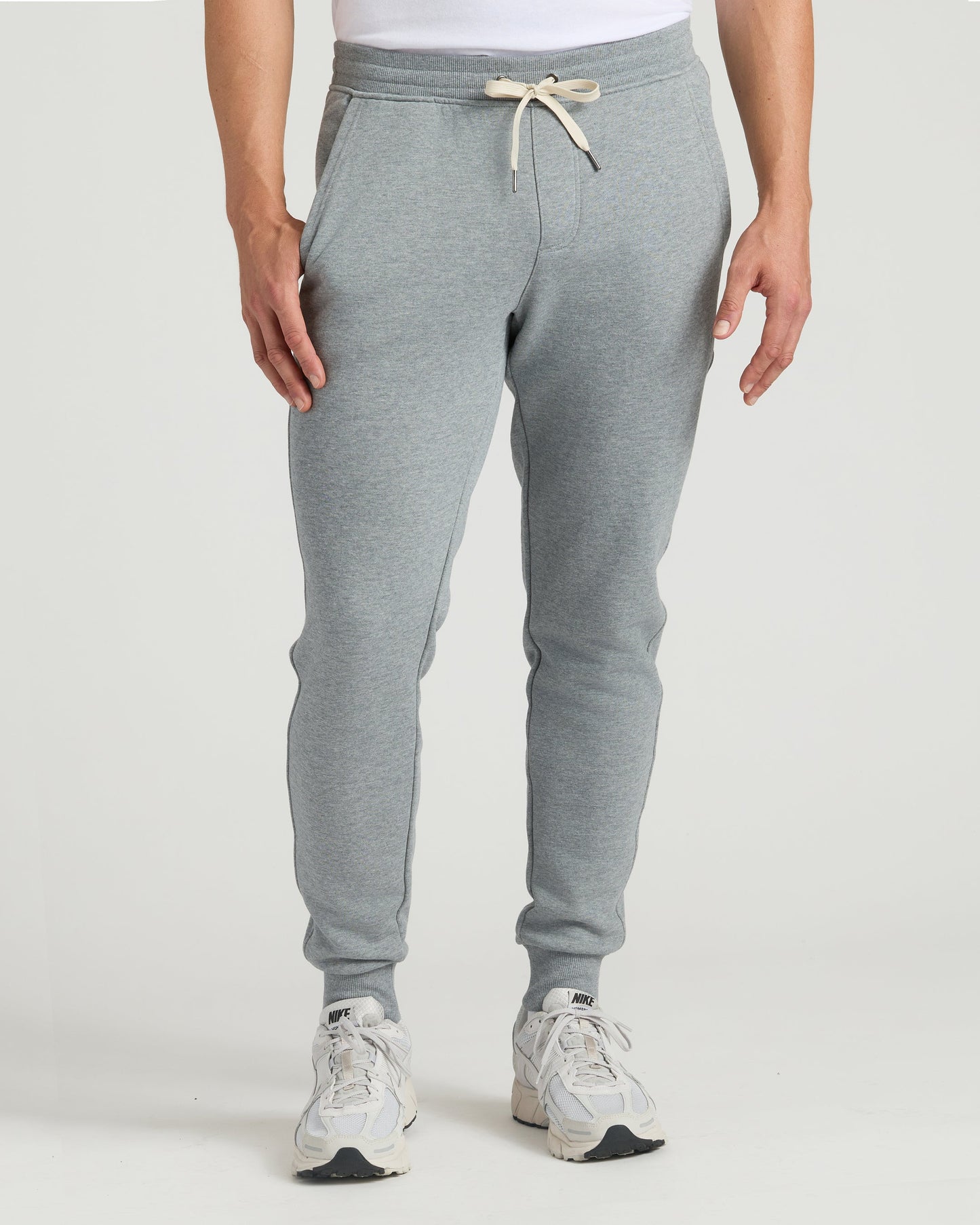 Medium Heather Gray Tall Fleece French Terry Joggers