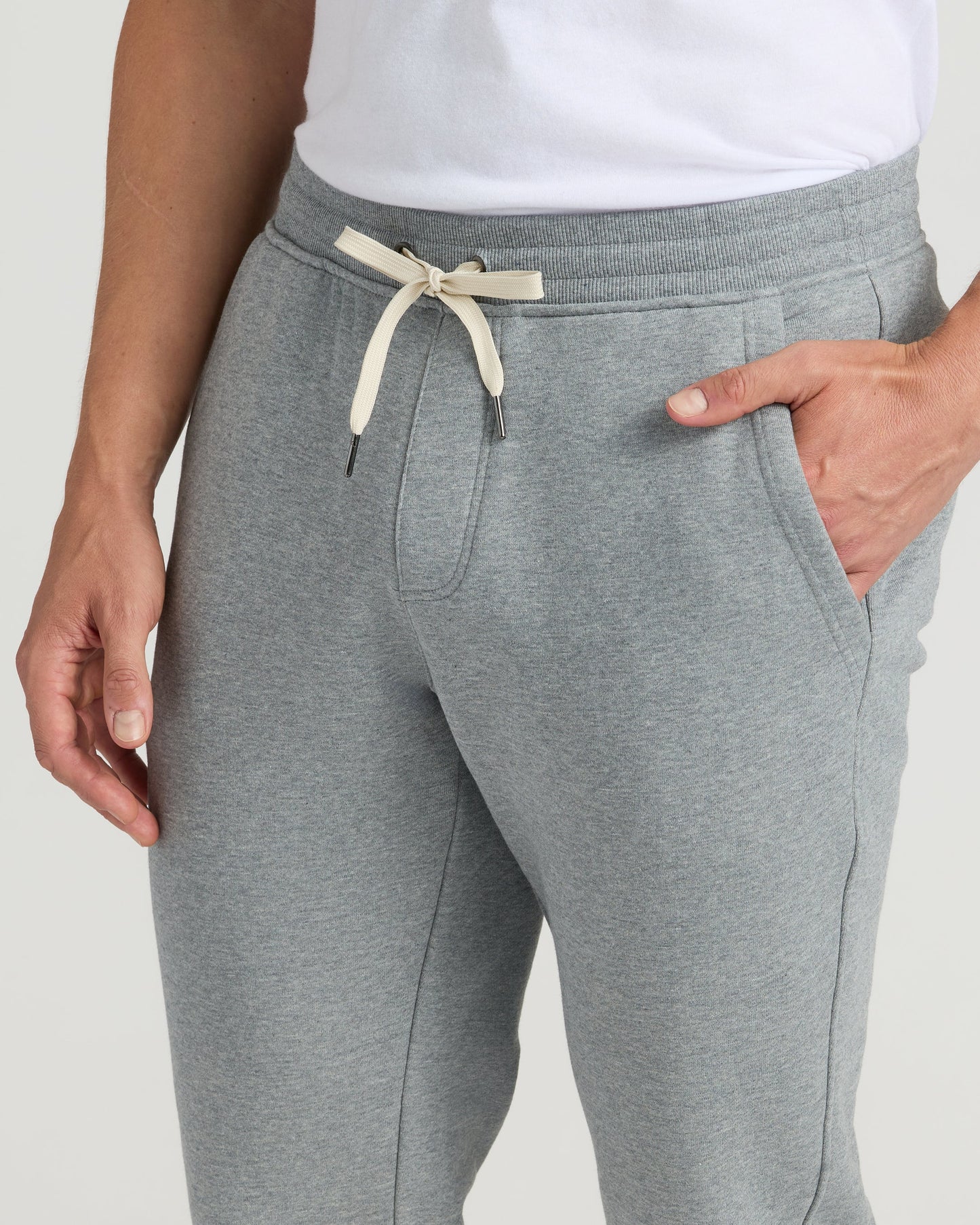 Medium Heather Gray Tall Fleece French Terry Joggers