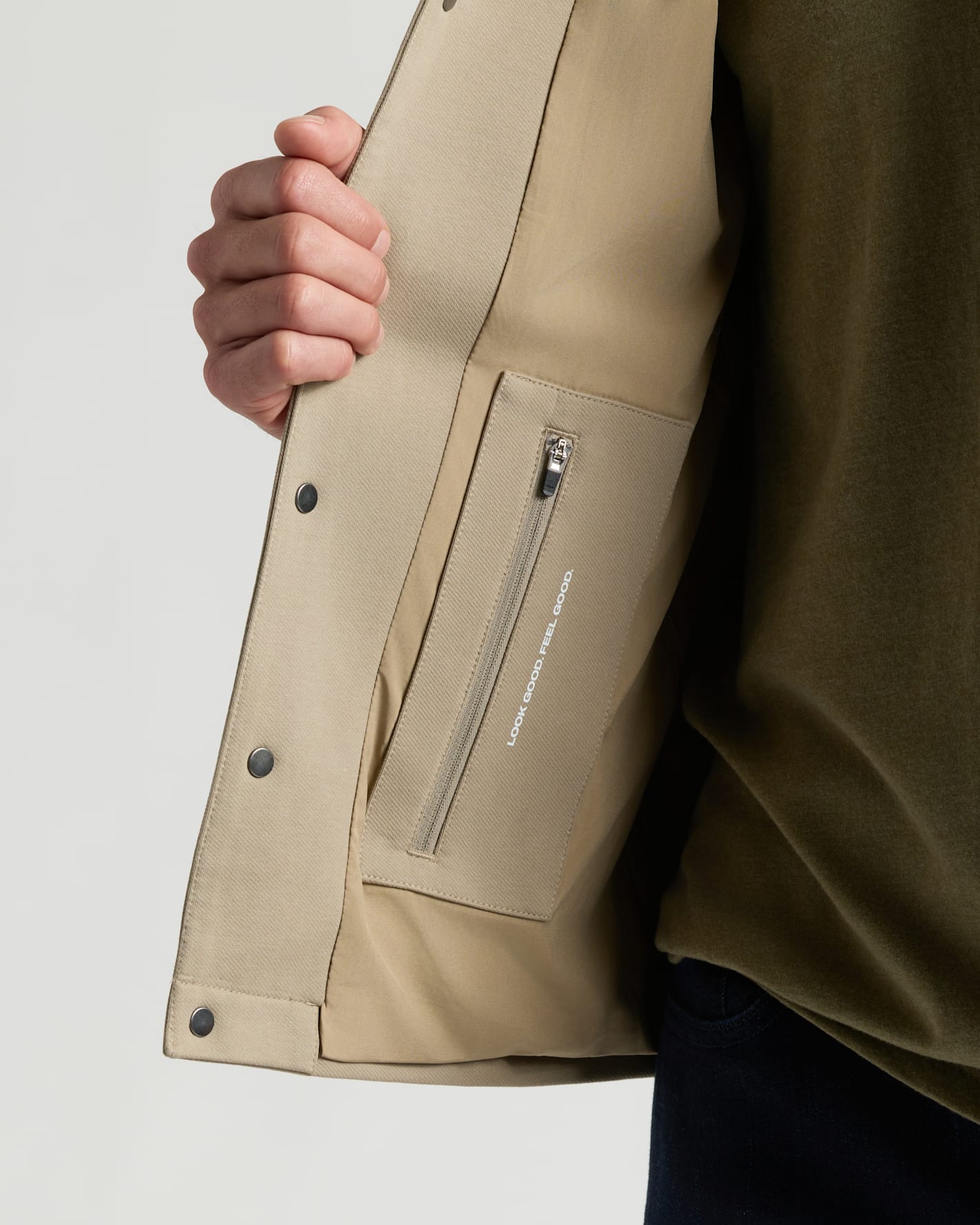 Khaki Casual Jacket
