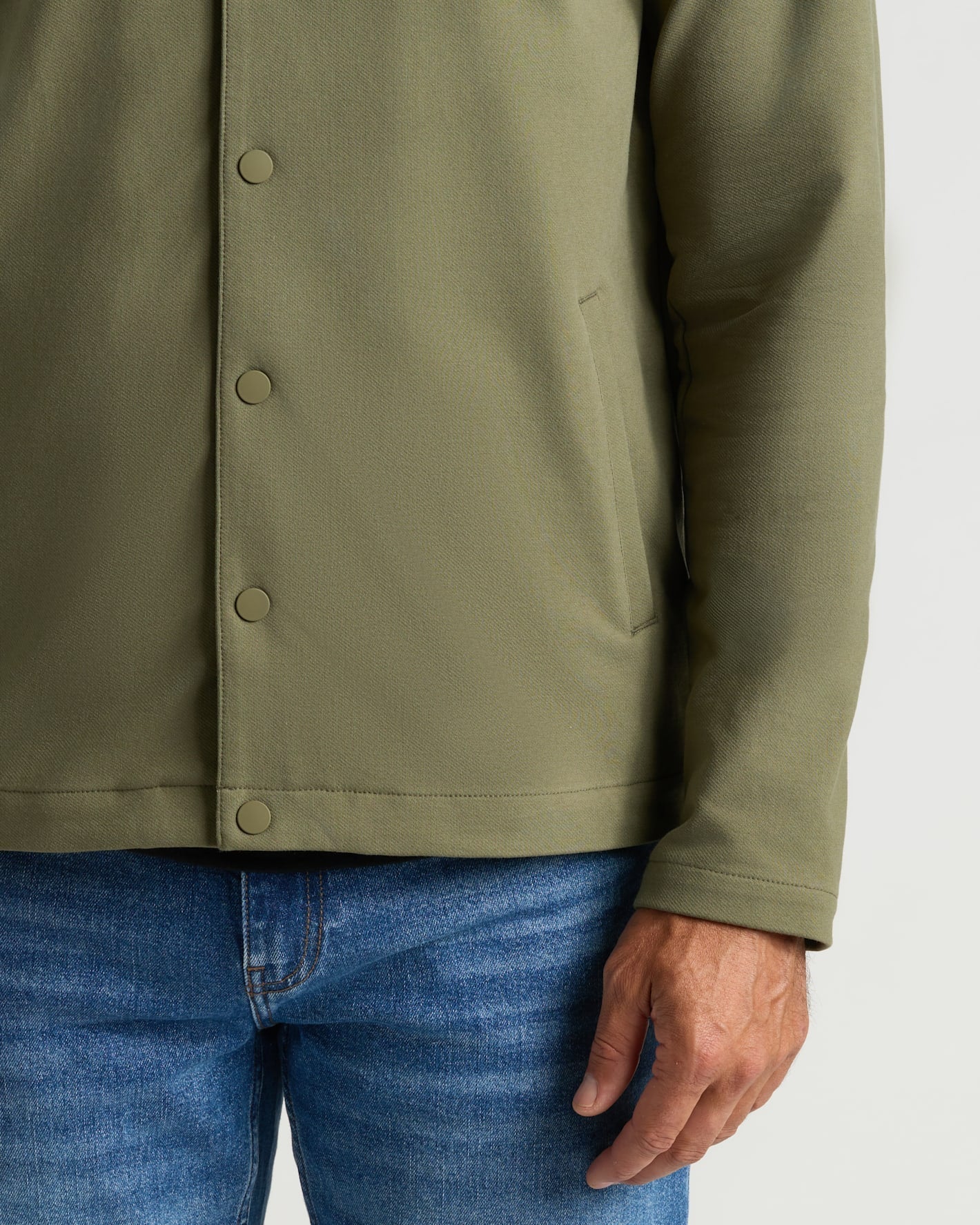 Military Green Casual Jacket