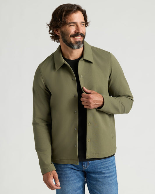 Military Green Casual Jacket