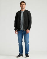 Black Fleece Bomber Jacket