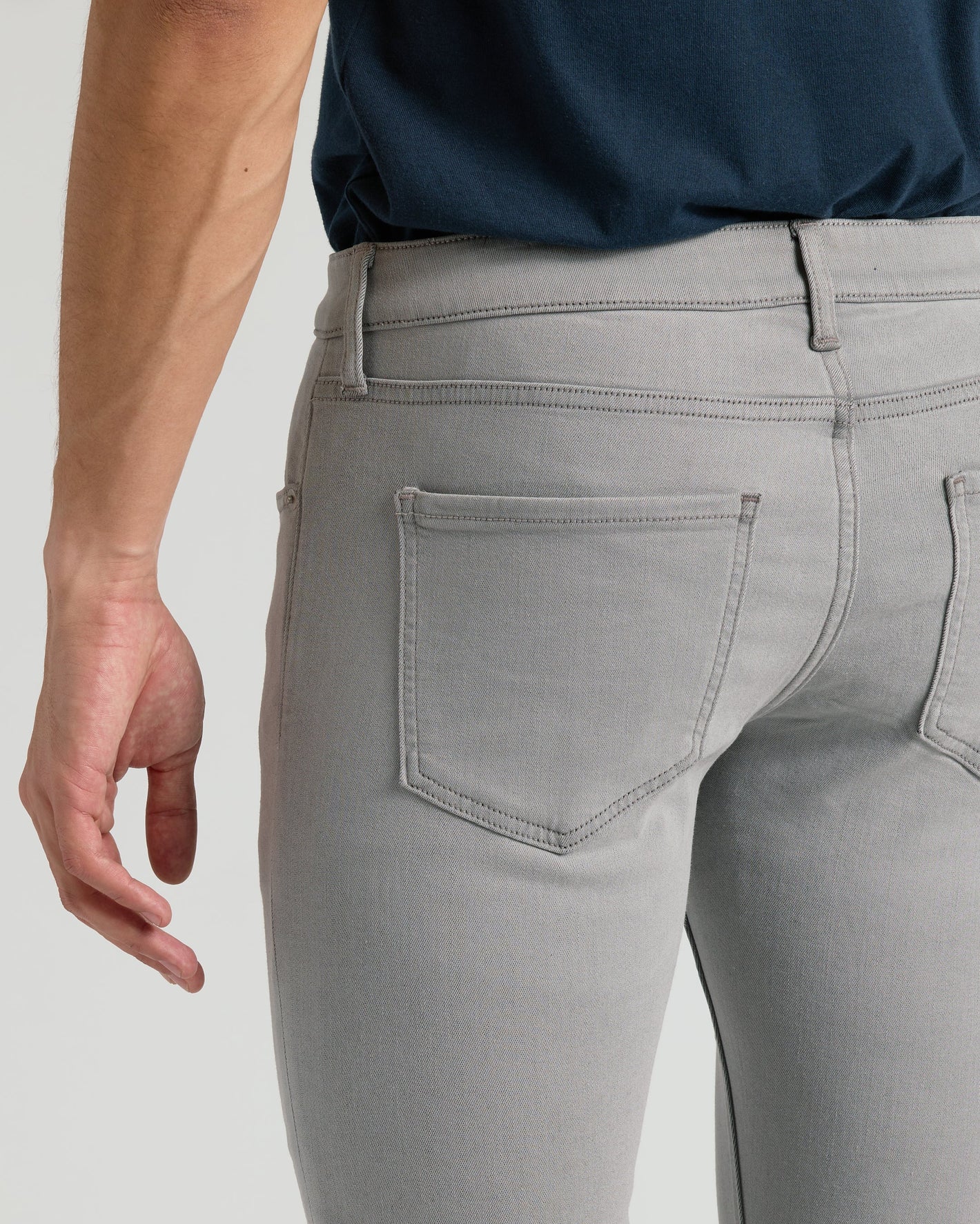 Medium Gray Wash Slim Comfort Stretch Jeans