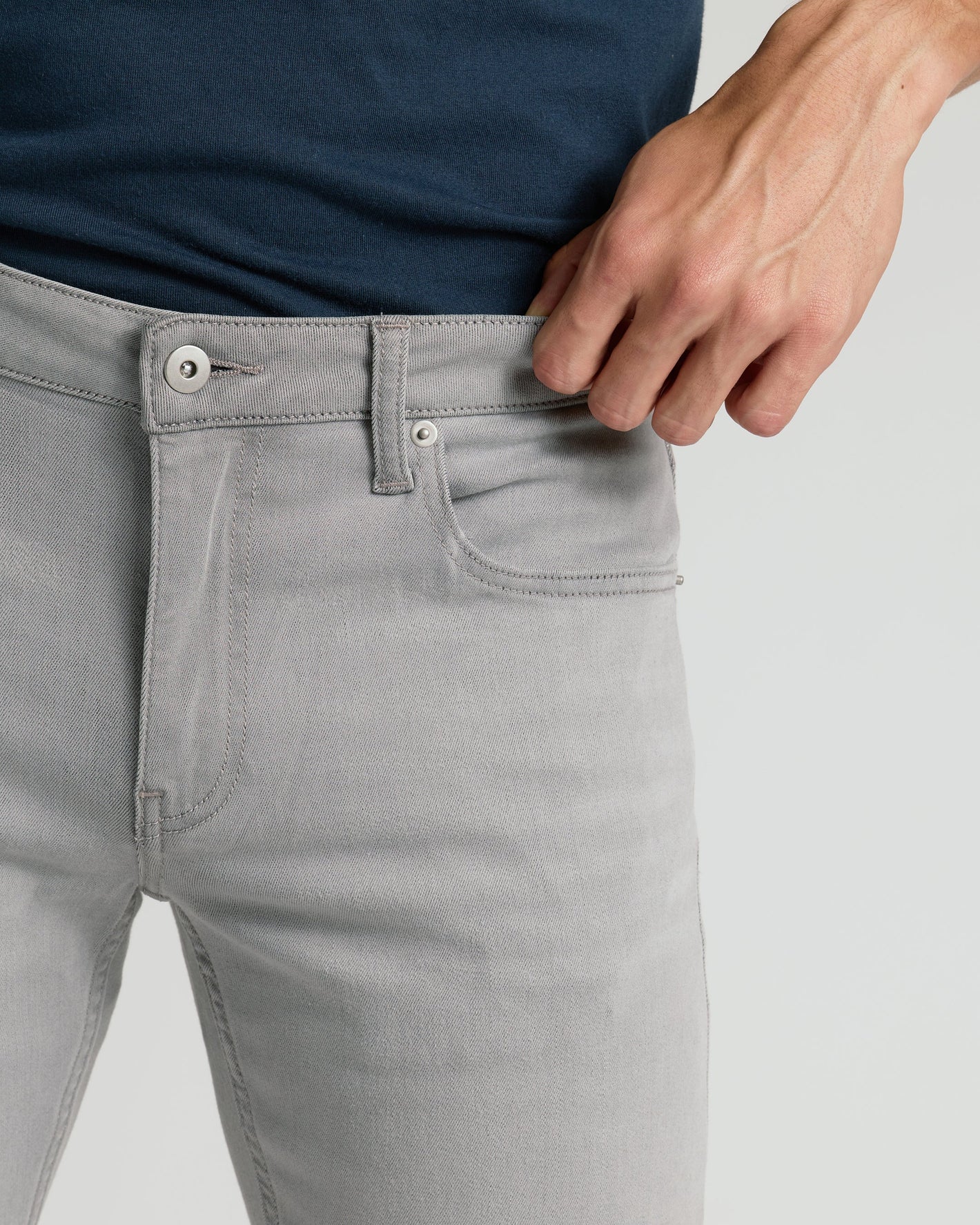 Medium Gray Wash Slim Comfort Stretch Jeans