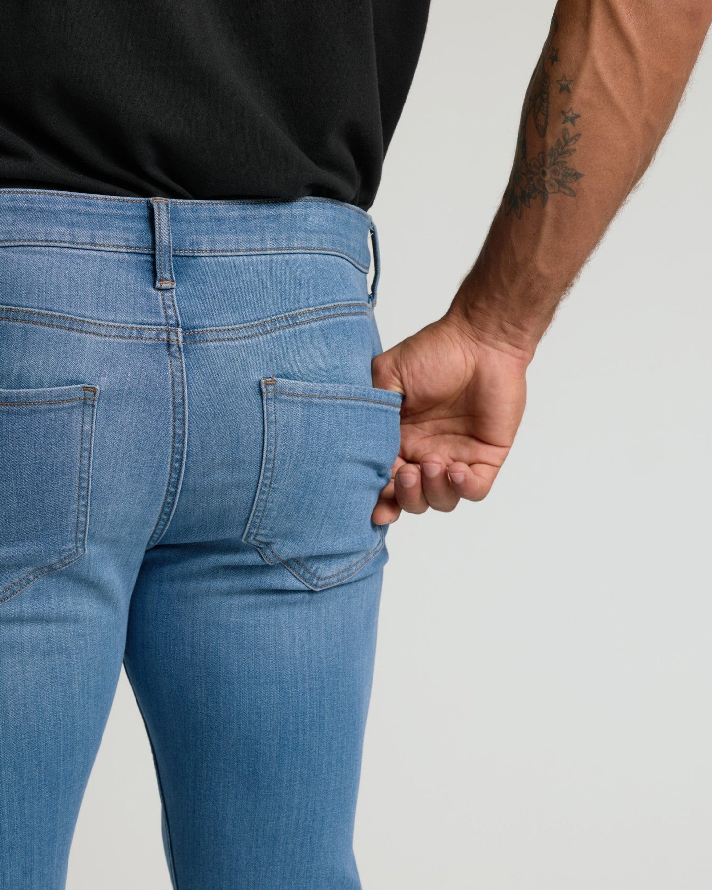 Medium Indigo Wash Slim Comfort Stretch Jeans