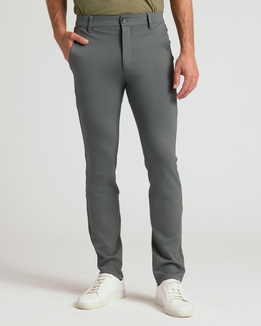 Carbon Slim Comfort Knit Chino Pant