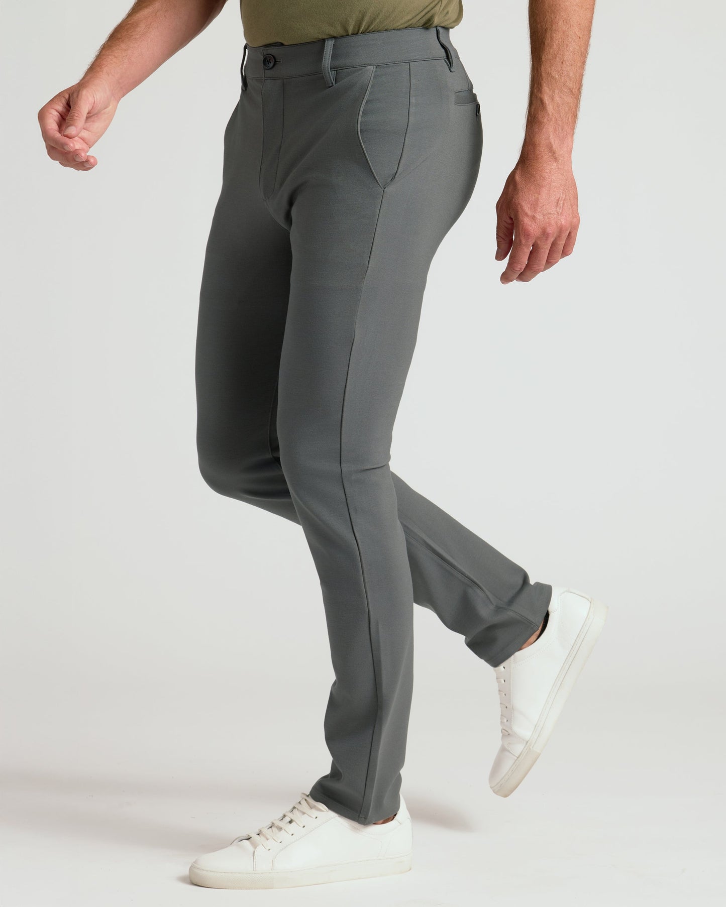 Carbon Slim Comfort Knit Chino Pant