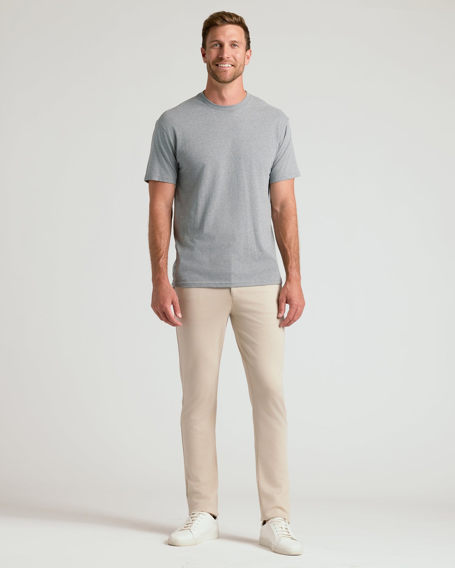 Sandstone Slim Comfort Knit Chino Pant