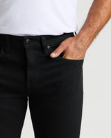 Black Wash Slim Authentic Denim Jeans