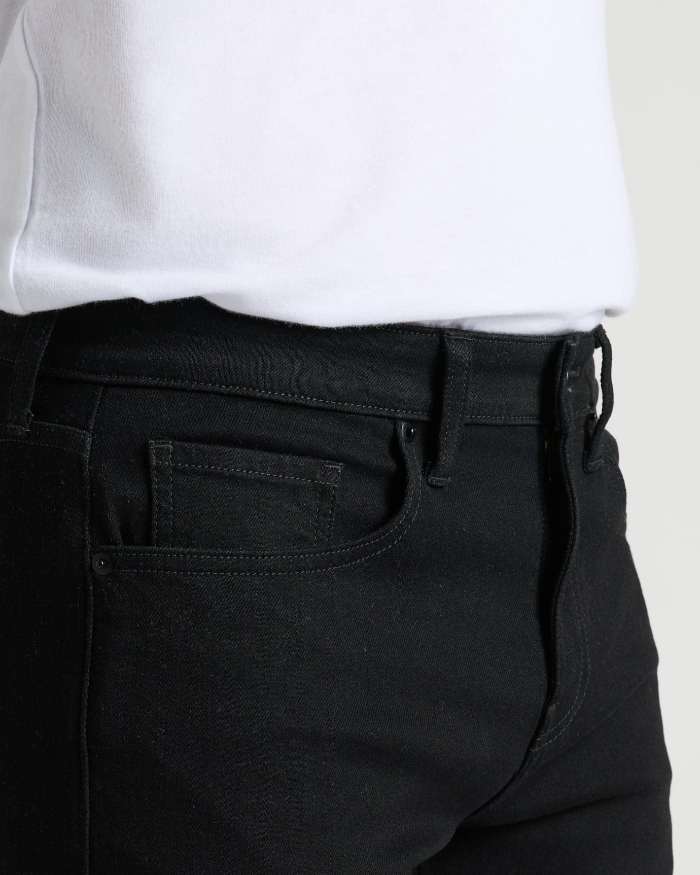 Black Wash Slim Authentic Denim Jeans