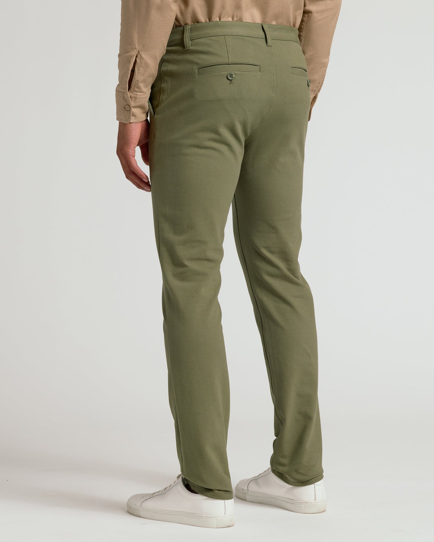 Military Green Slim Chino Pants 2.0