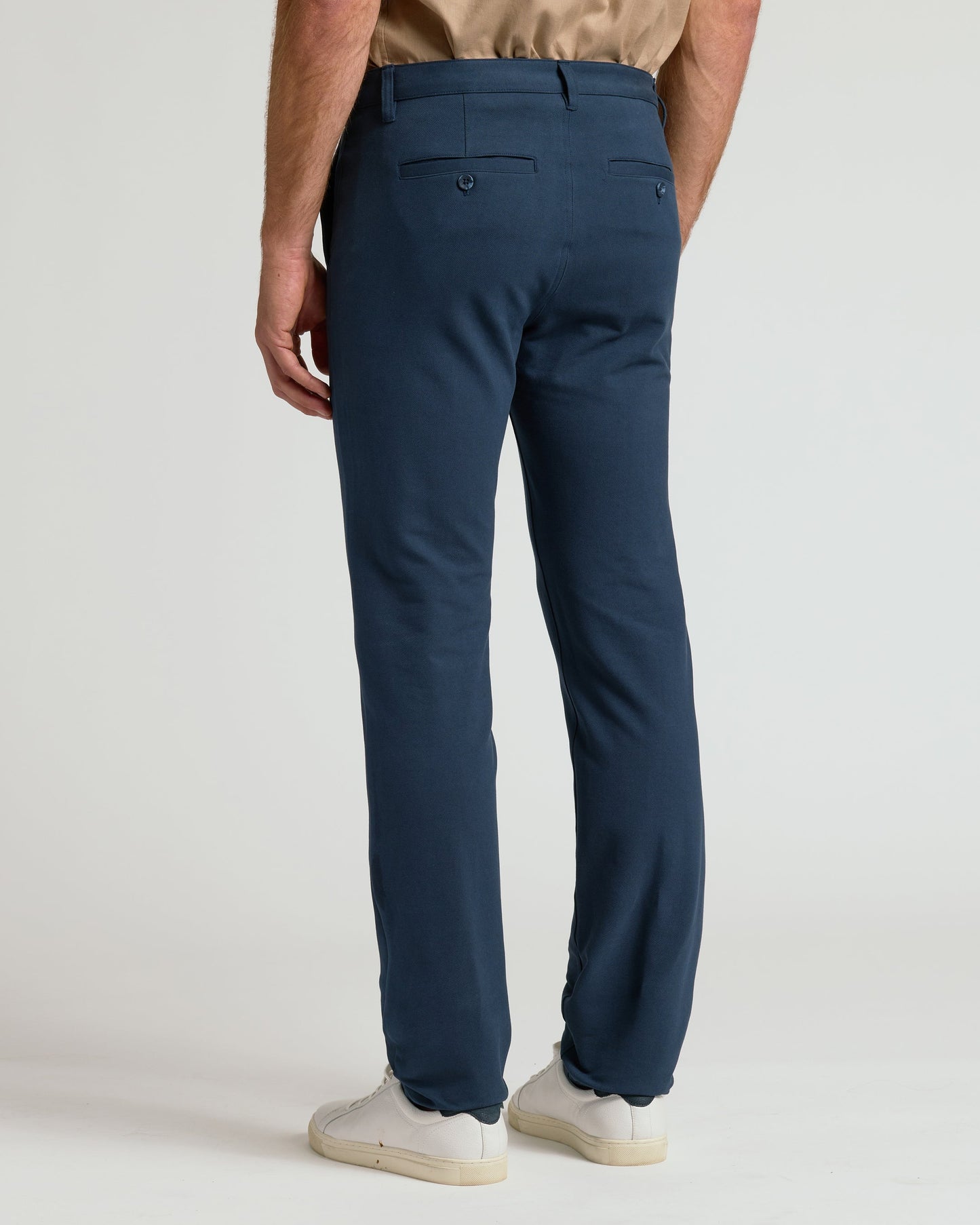 Navy Straight Chino Pants 2.0