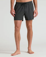 5" Smoke Seersucker Swim Trunks