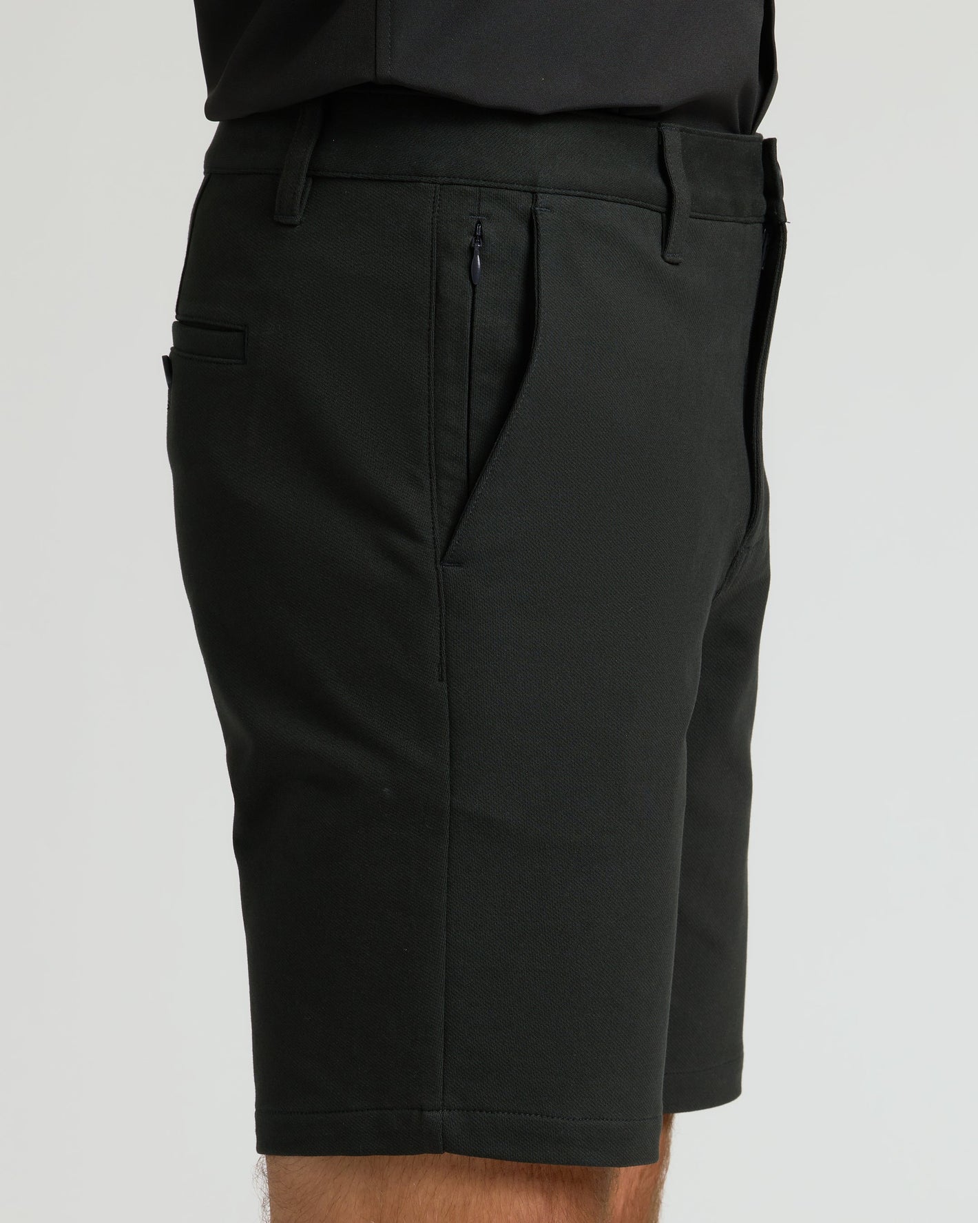 9" Black Chino Shorts 2.0