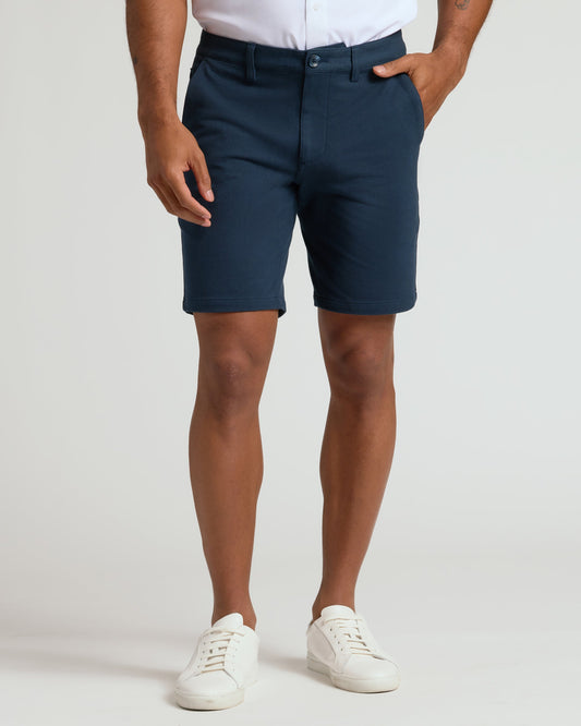 9" Navy Classic Chino Shorts 2.0