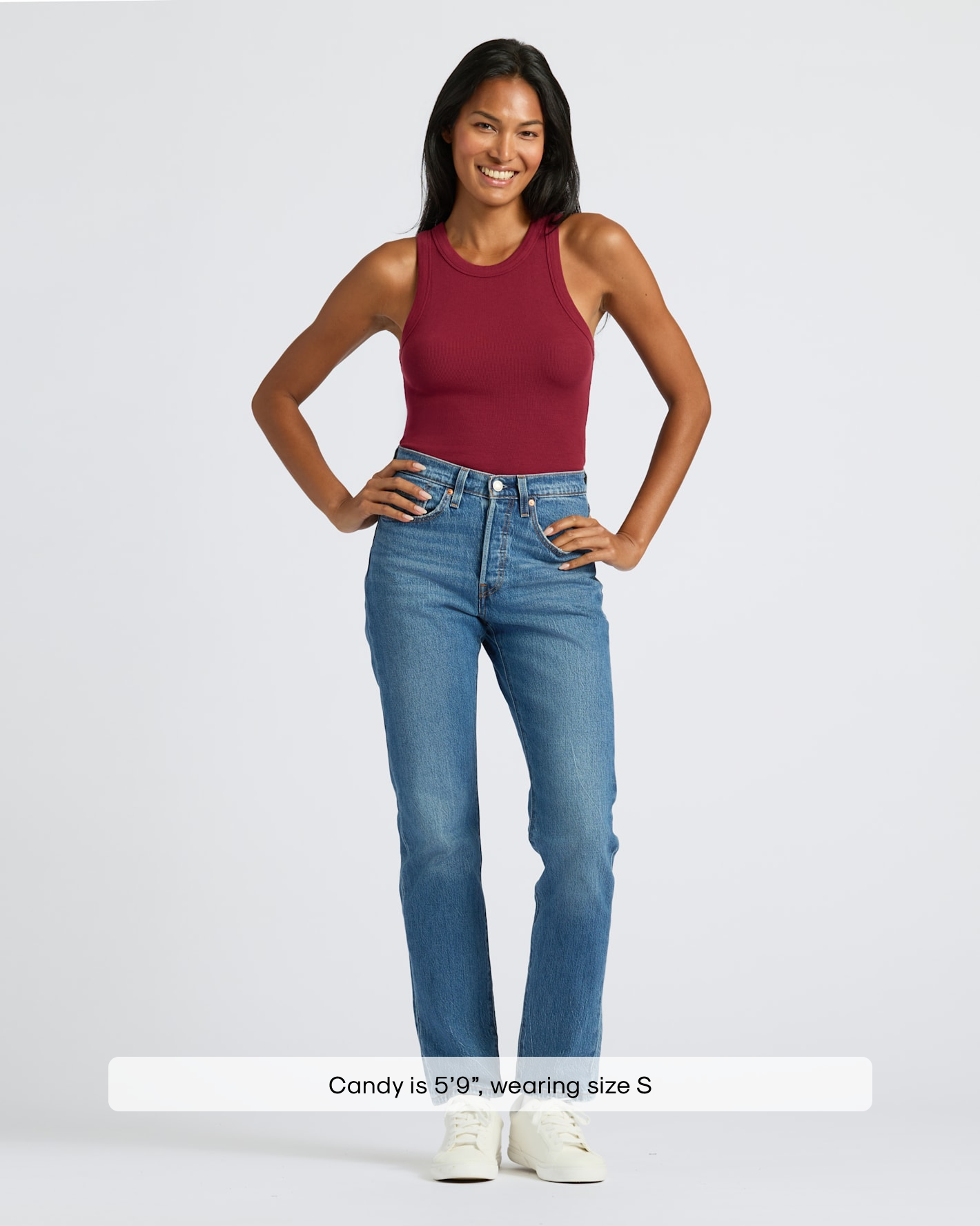 Womens Dark Maroon Ribbed High Neck Tank