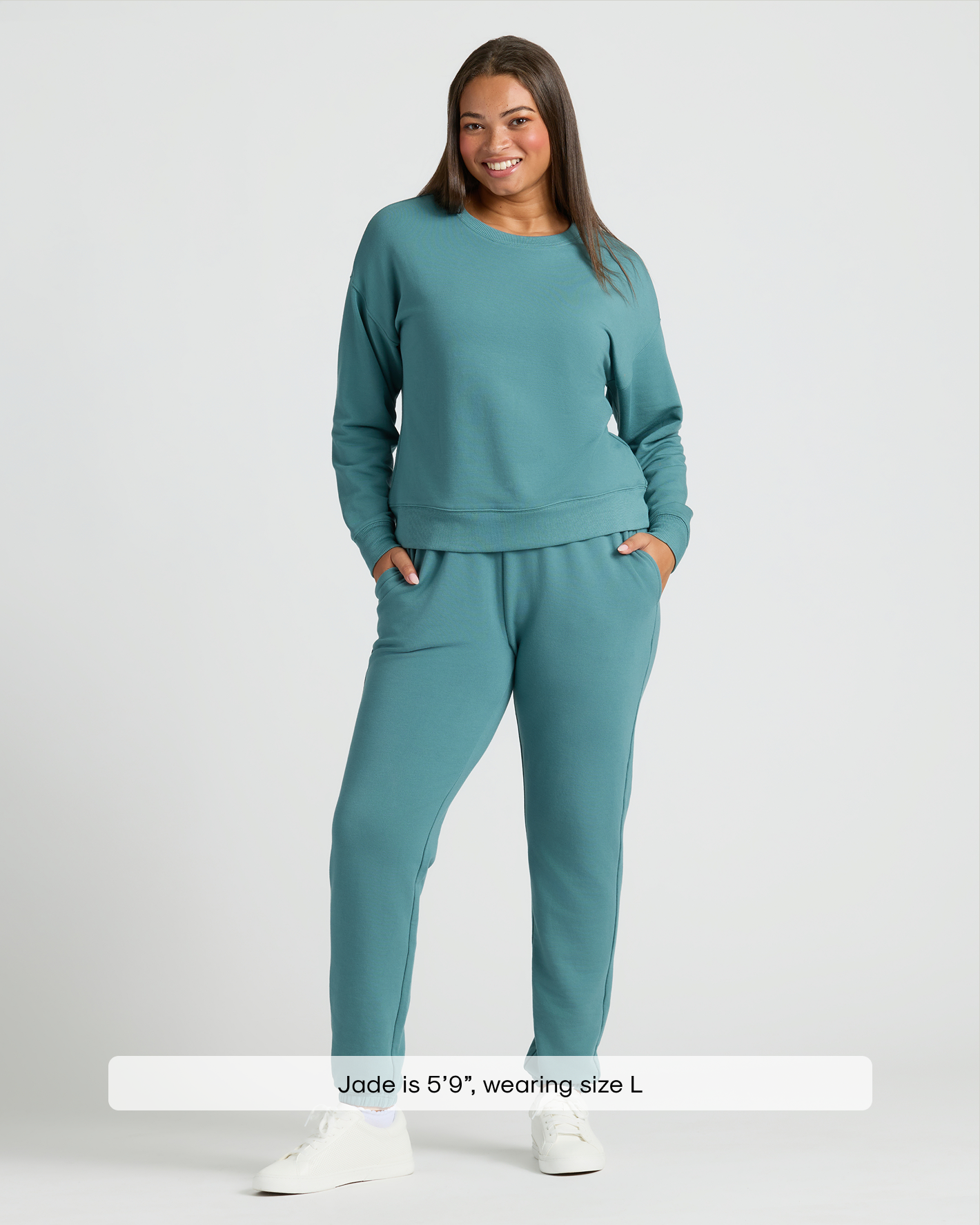 Womens Stormcloud Slouch Pullover Crew