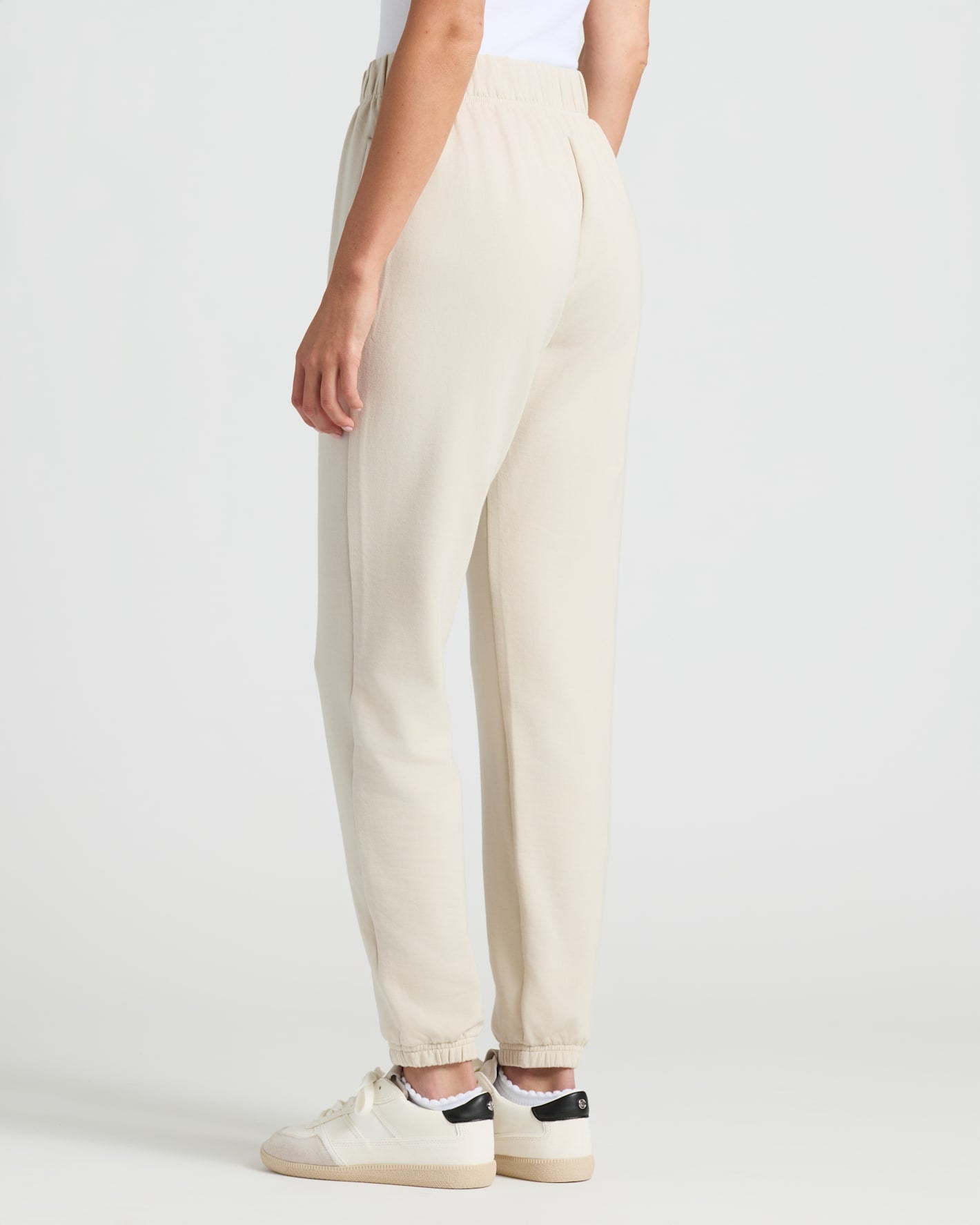 Womens Oatmeal Relaxed Joggers