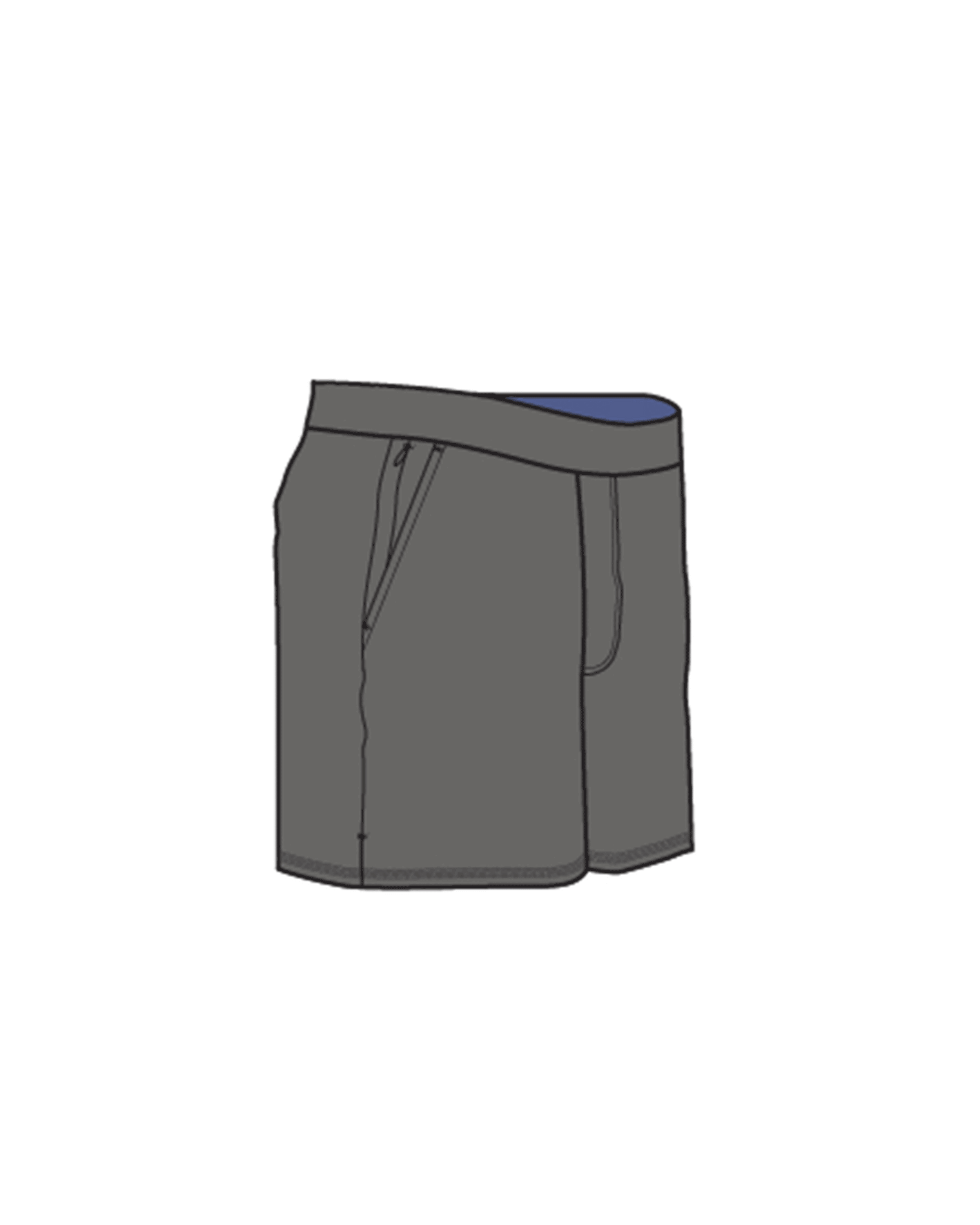 Dark Heather Military Green Active Comfort Shorts