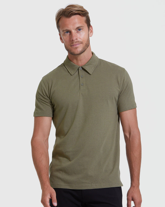 Military Green Polo