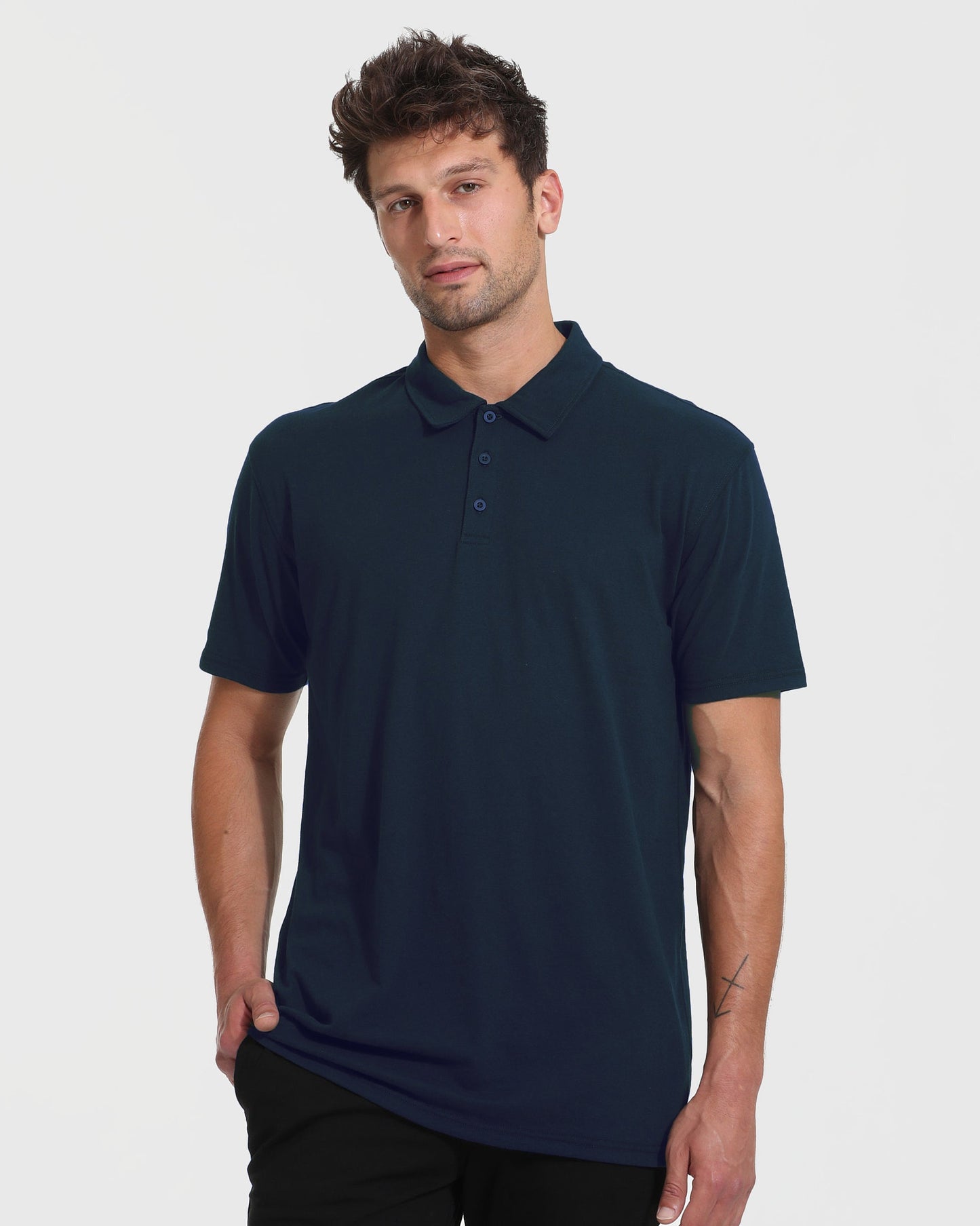 Navy Tall Polo Shirt